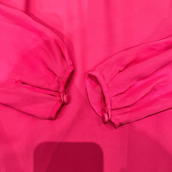 JCREW Pink silk blouse - Picture 3 of 8